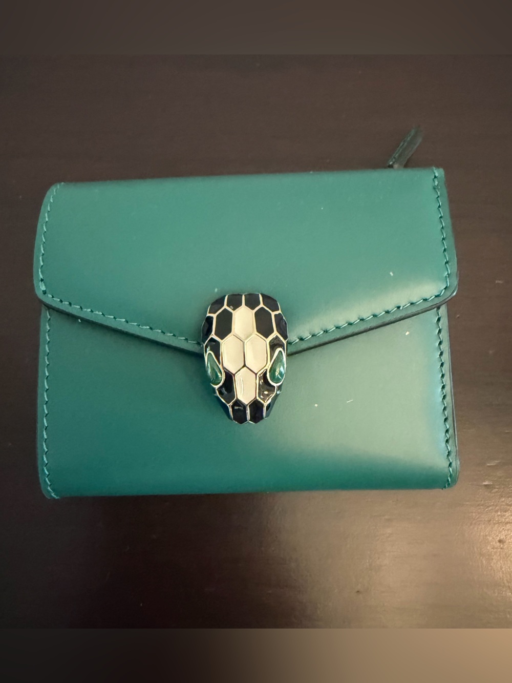 NWOT Brand New Never Used BVLGARI SERPENTI FOREVER TRIFOLD WALLET